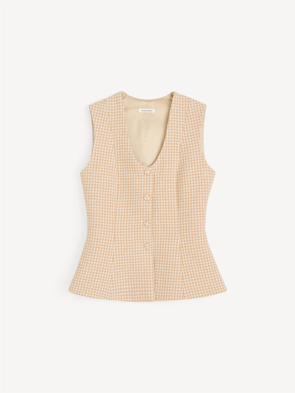 MERLIN Boucle vest Beige