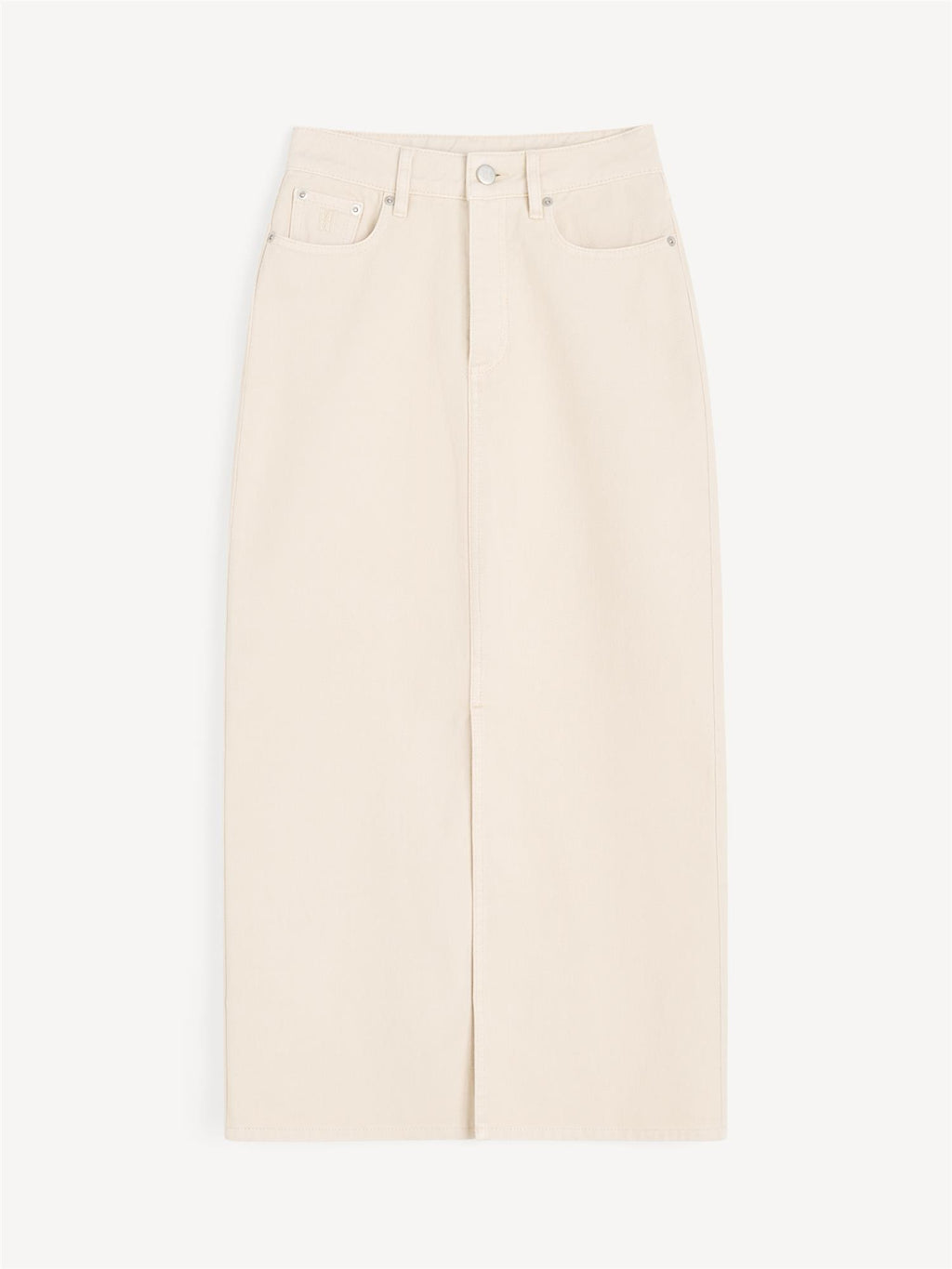 PHOENIX Jeans skjørt Kremfarget