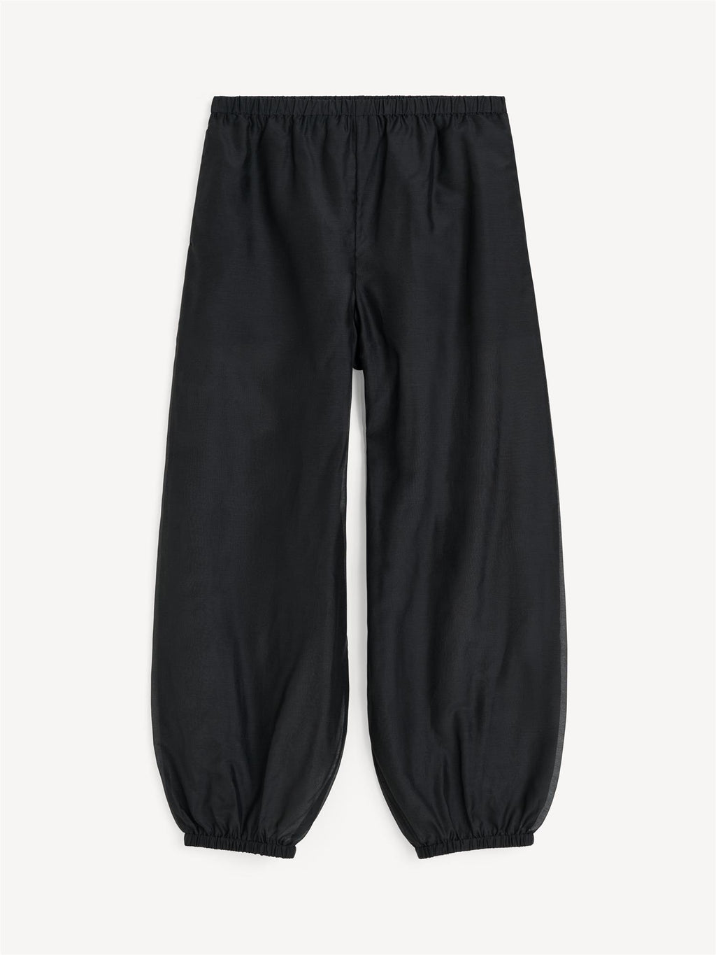 LUMAS ORGANZA, silke og bomull bukse Sort