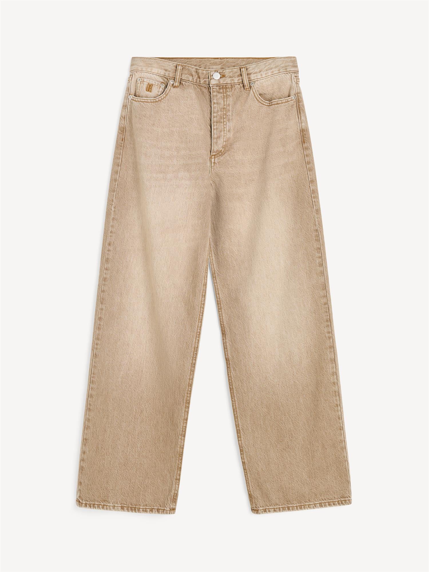 VINOLA Jeans i vasket Beige