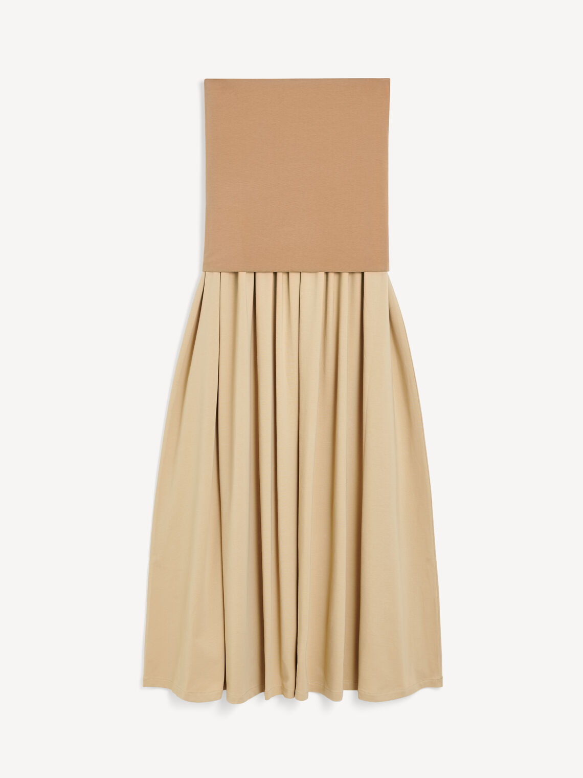 marciella, kjole, organiskbomull, elastane, beige, by malene birger