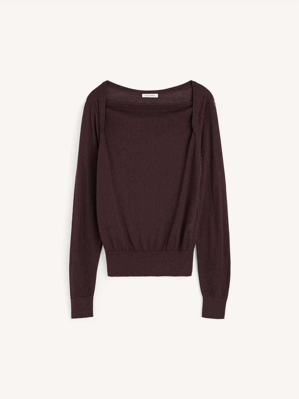 GWEN Genser med envelope utringing Lilla