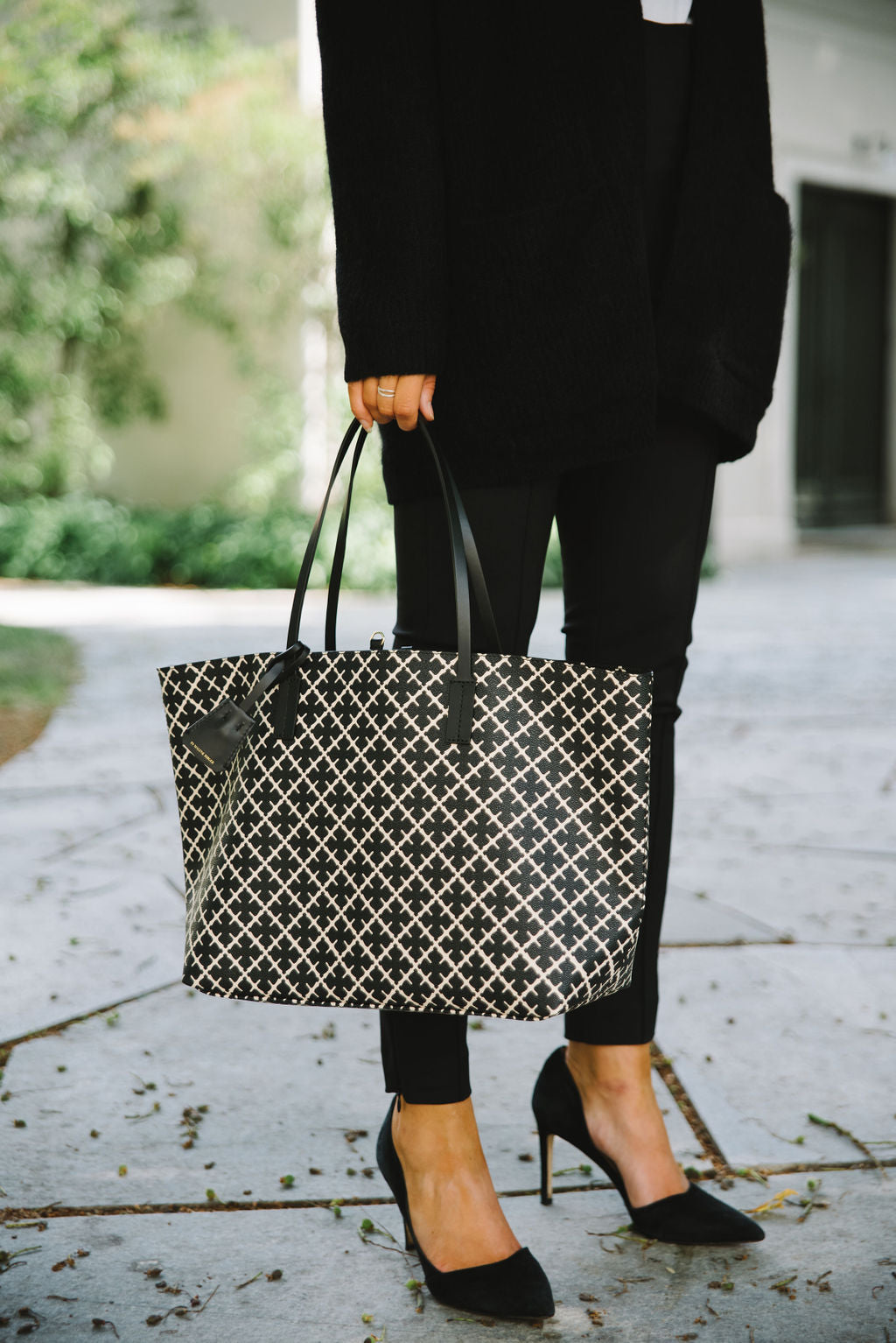 abigail, veske, polyvinyl chloride, sort, by malene birger