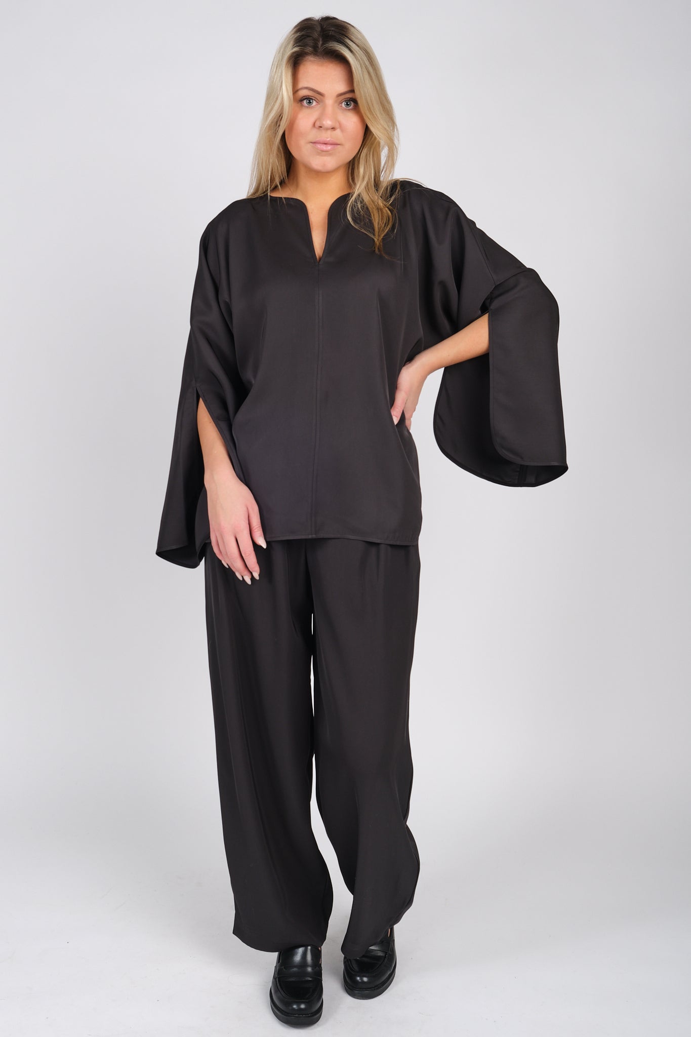 piscali, bukser, acetate, sort, By Malene Birger