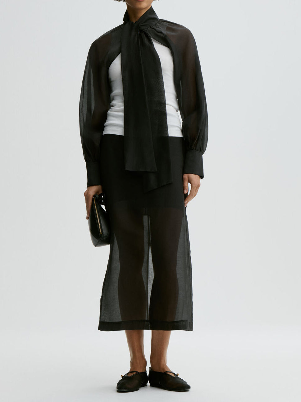 CANNY ORGANZA, silke og bomulls Bolero
