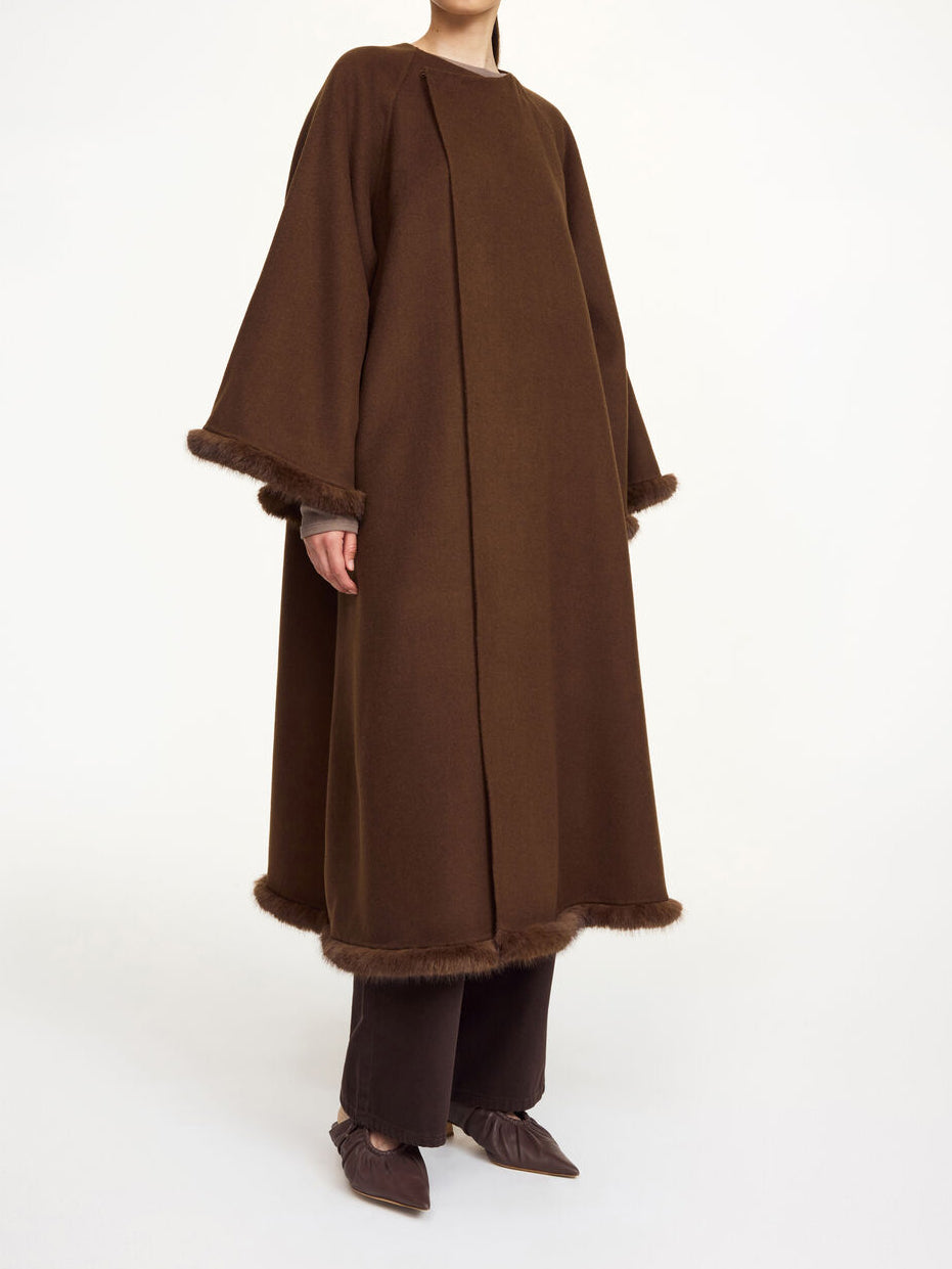 DALIMAS 100% ulkåpe Mørkebrun