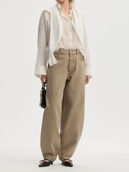 DALLAS Jeans i vasket Beige