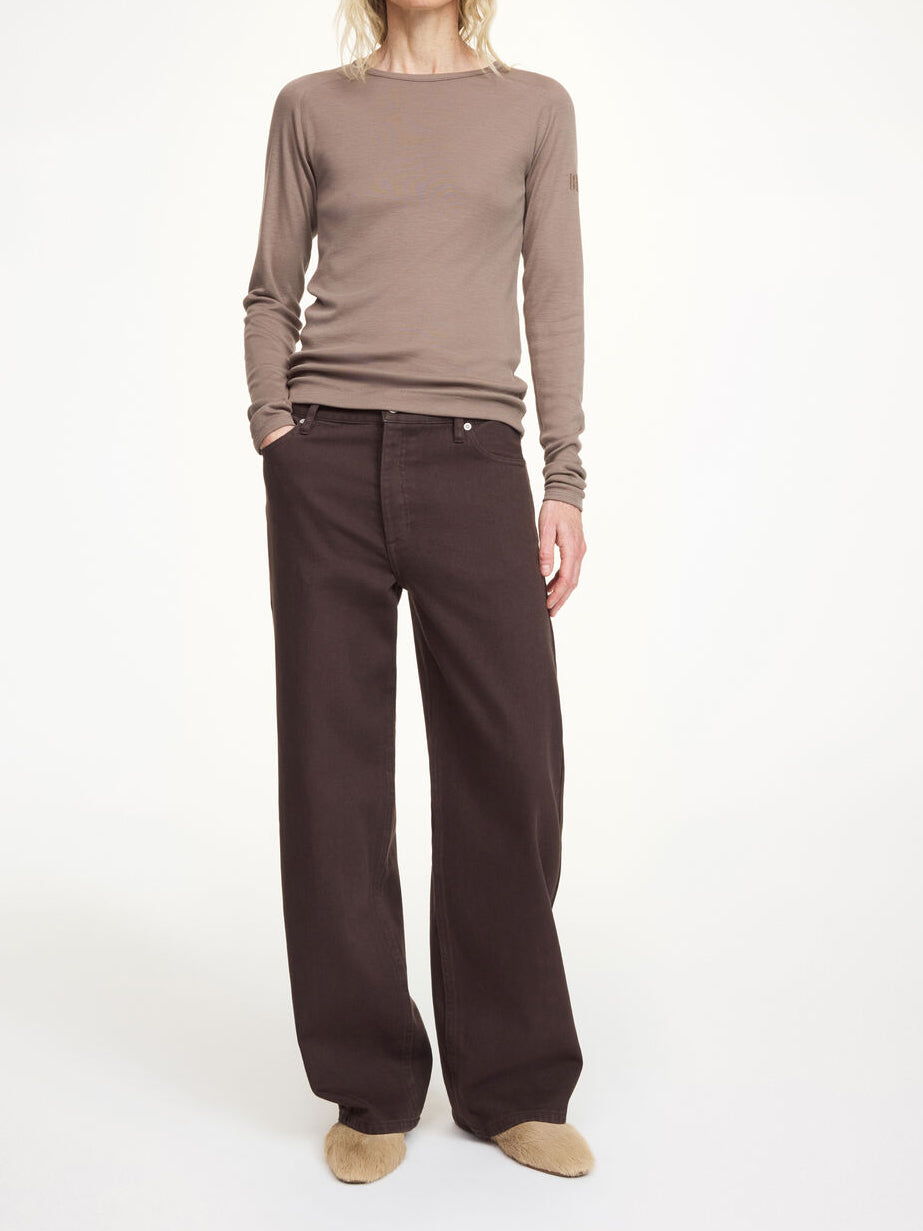 FRITHA Lyocell genser Brun