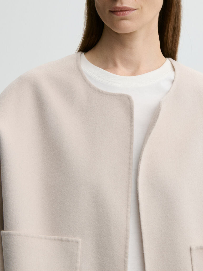 JACQUIE 100% Ulljakke Hvit