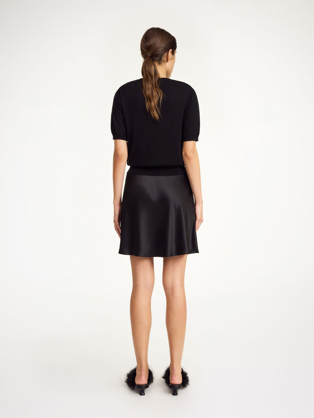 lelle, genser, lyocell, ull, silke, sort, by malene birger