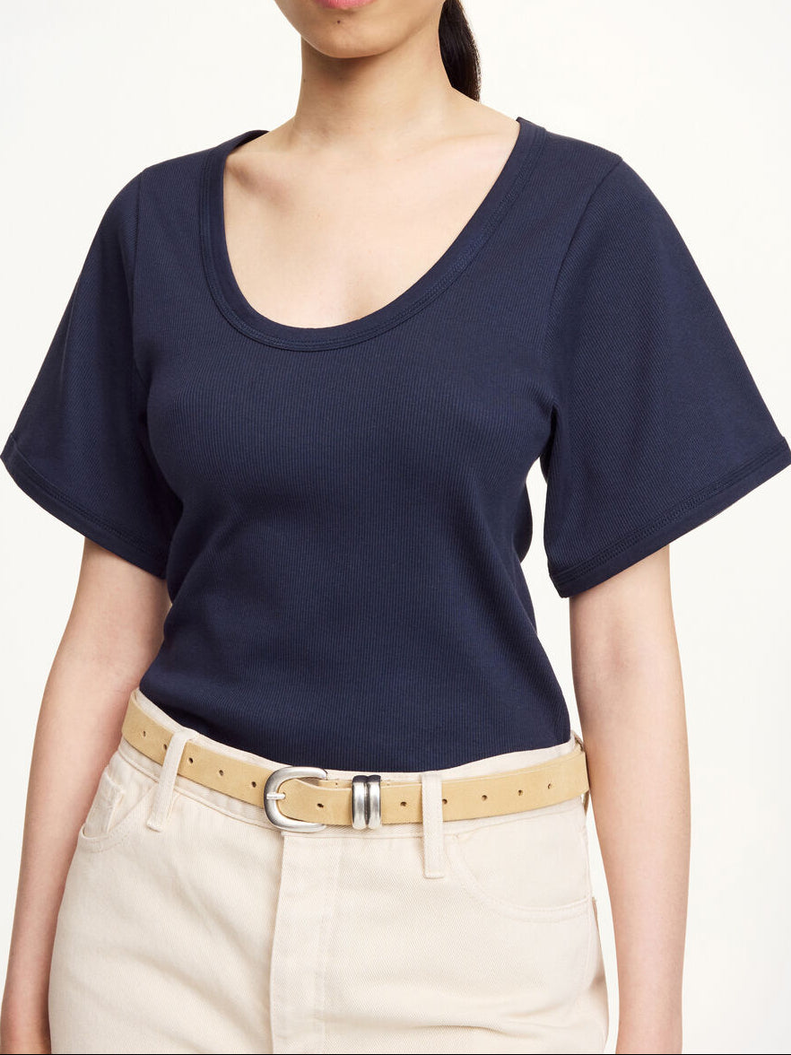 LUNAI T-skjorte Mørkeblå