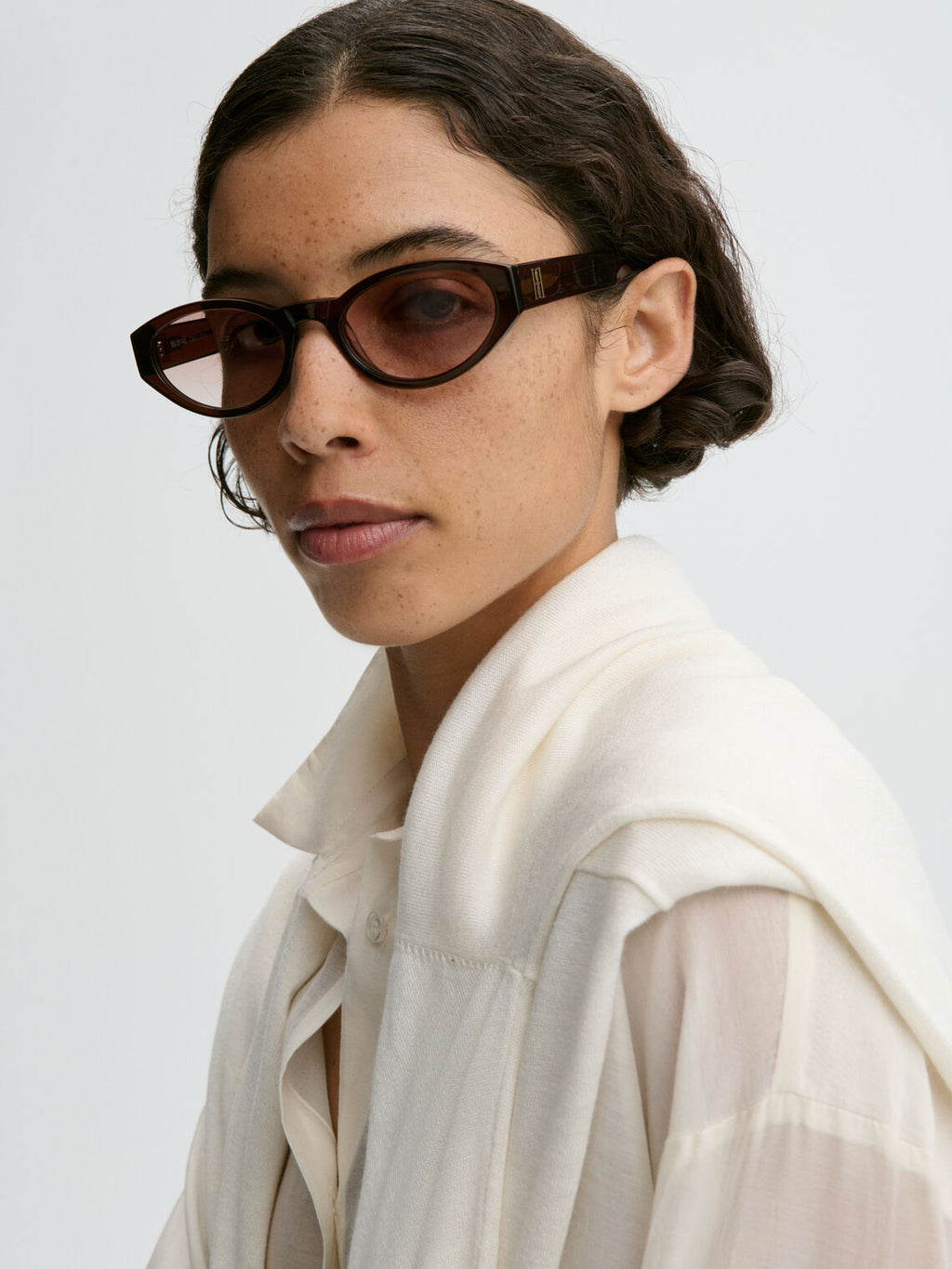 MYLA Solbriller Mørkebrun