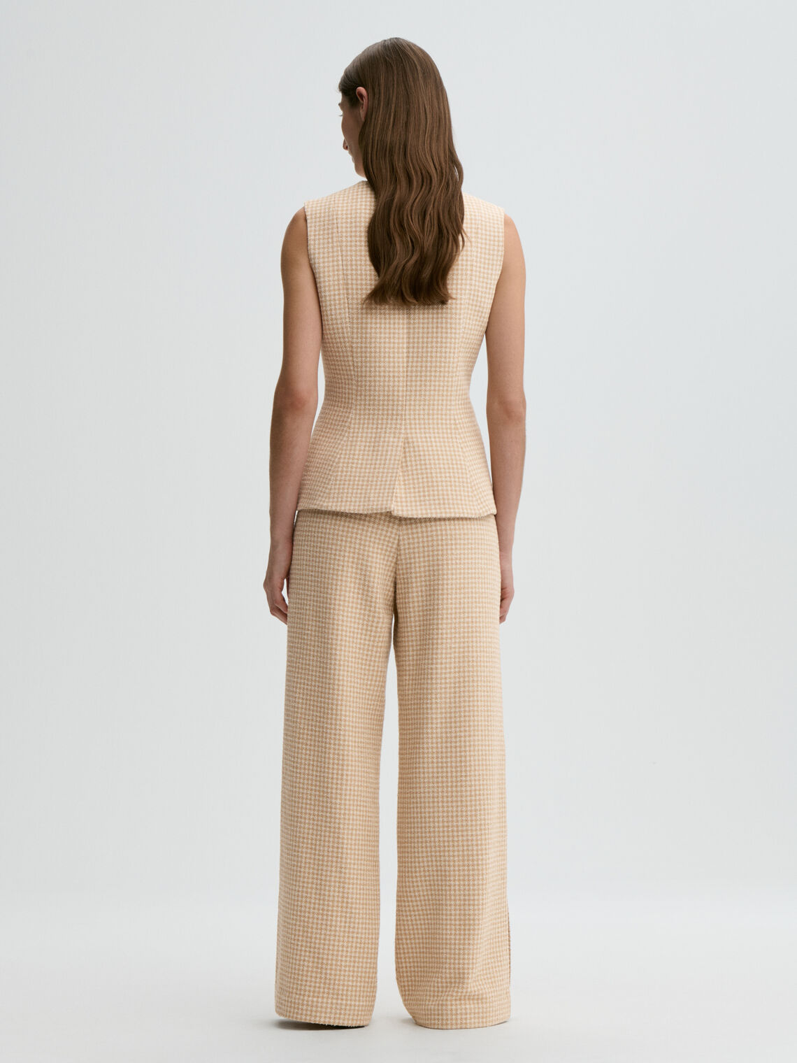 MERLIN Boucle vest Beige