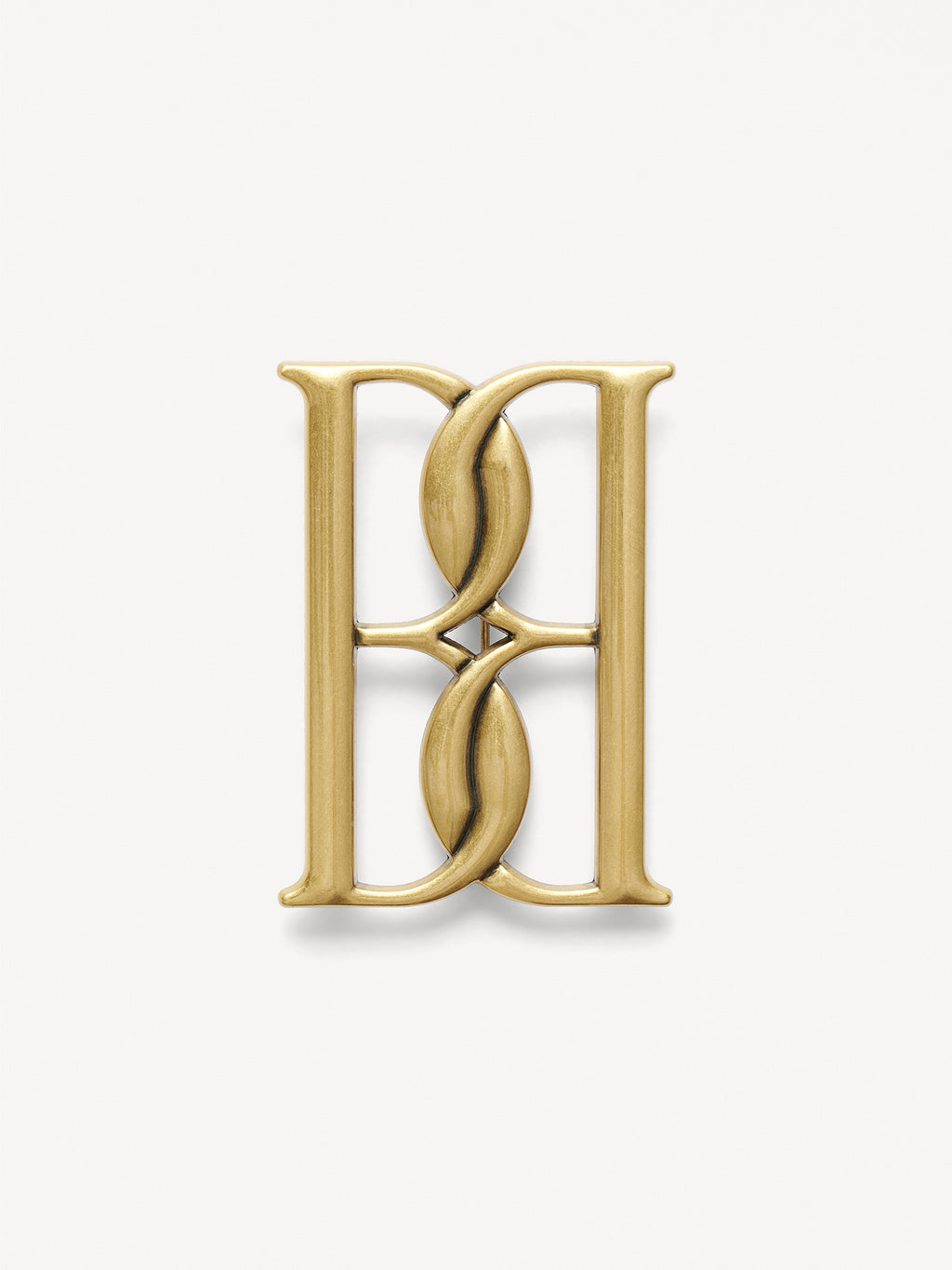 mono large, brosje, sink, gull, by malene birger