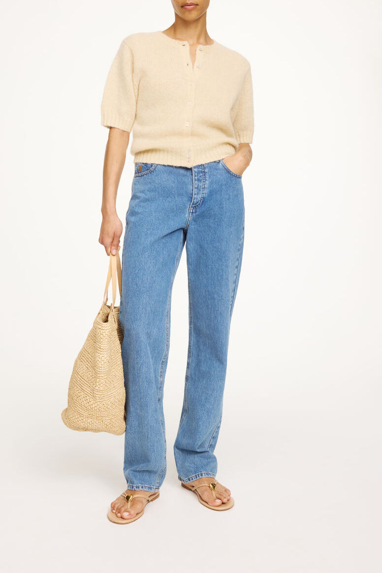 MYRTILLA Cardigan Kremfarget