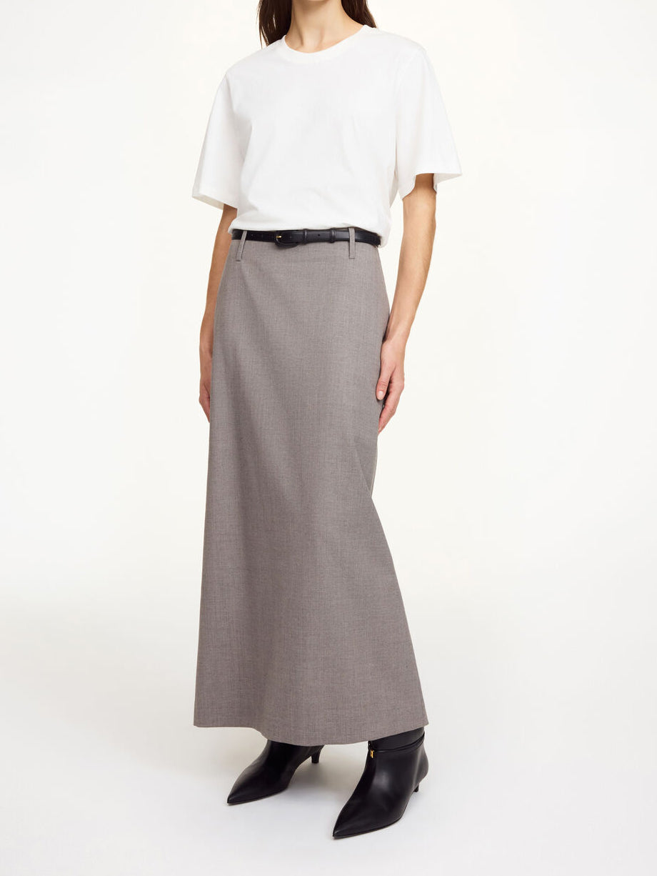 PALOMIE Dress skjørt Grå med brun melert.