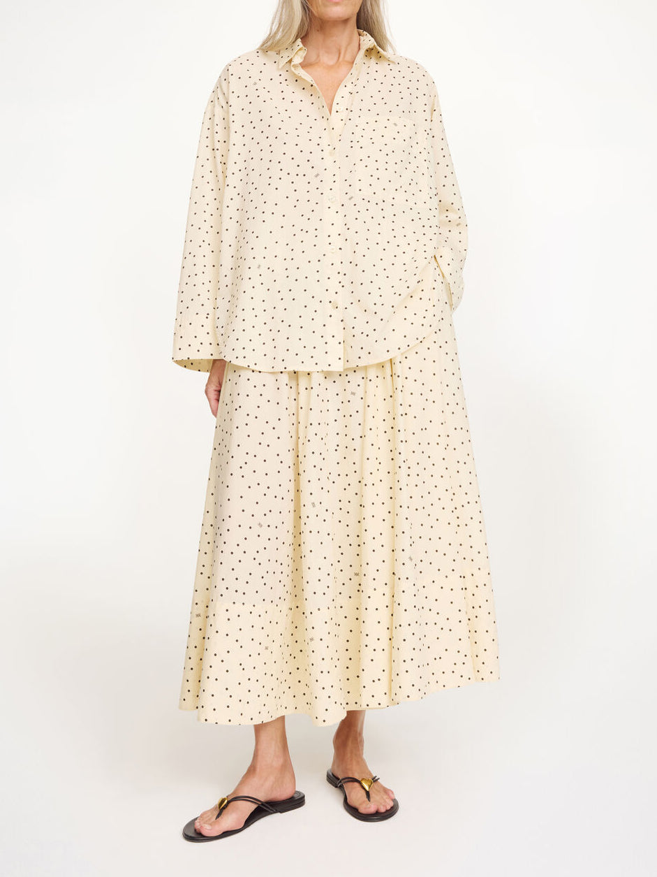 PHEO Bomullsskjørt Monogram polkadot Mønster
