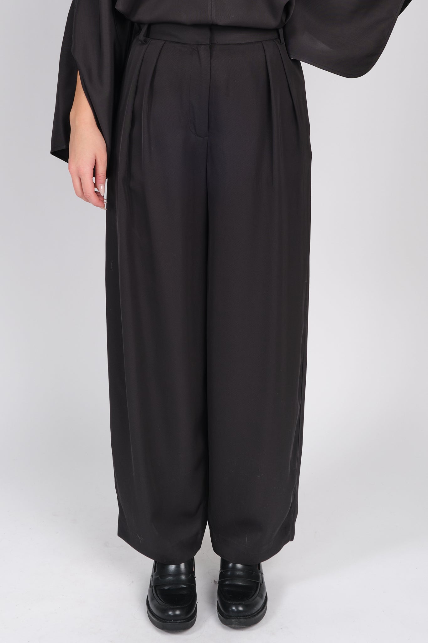 piscali, bukser, acetate, sort, By Malene Birger