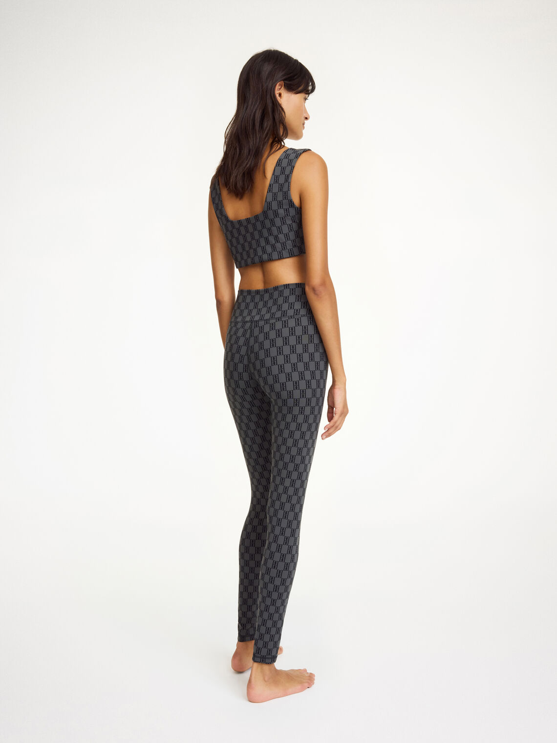 poline, tights, polyamide, elastane, mørkegrå, By Malene Birger