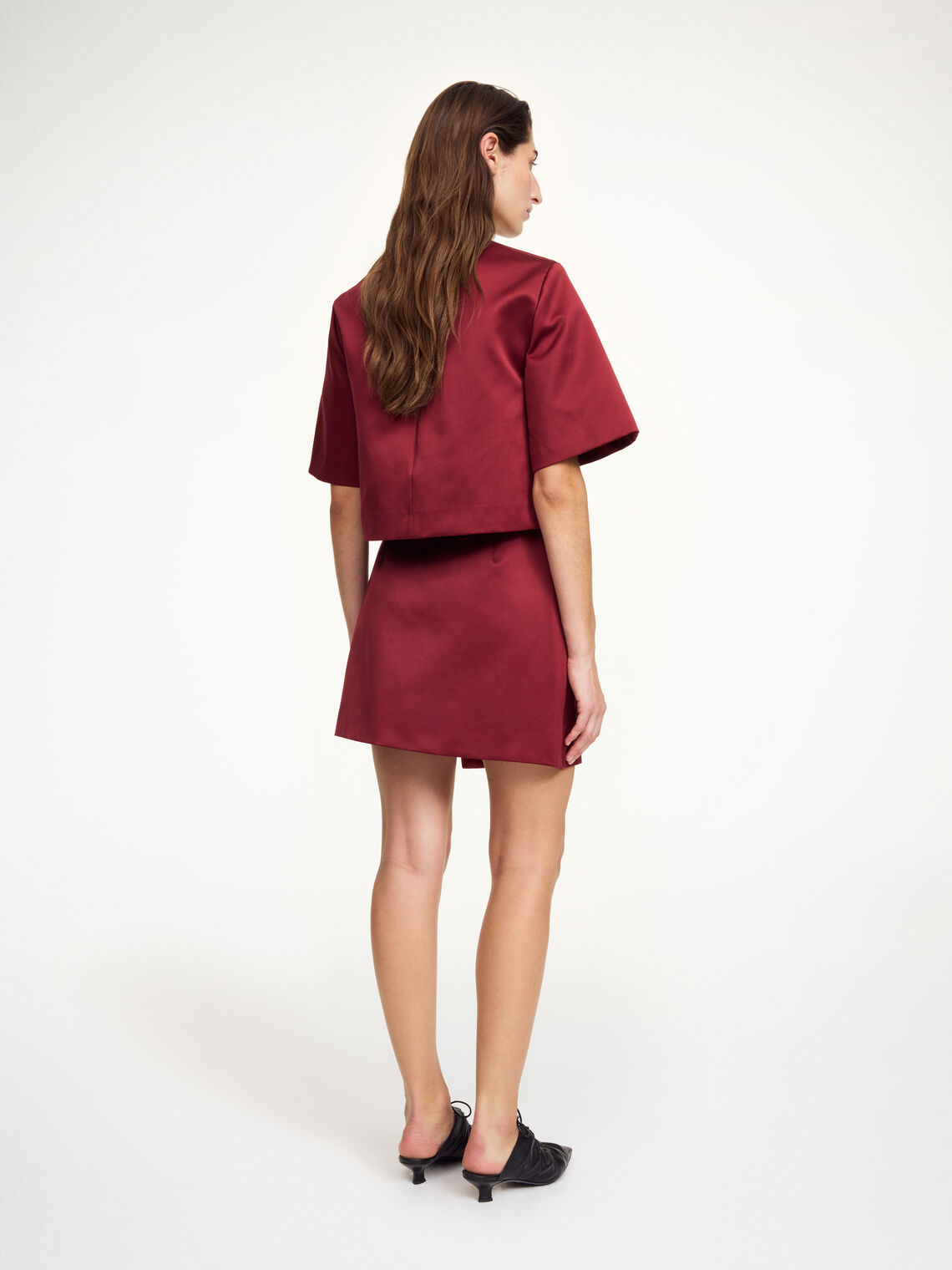 RAYE Mini Skjørt Burgunder