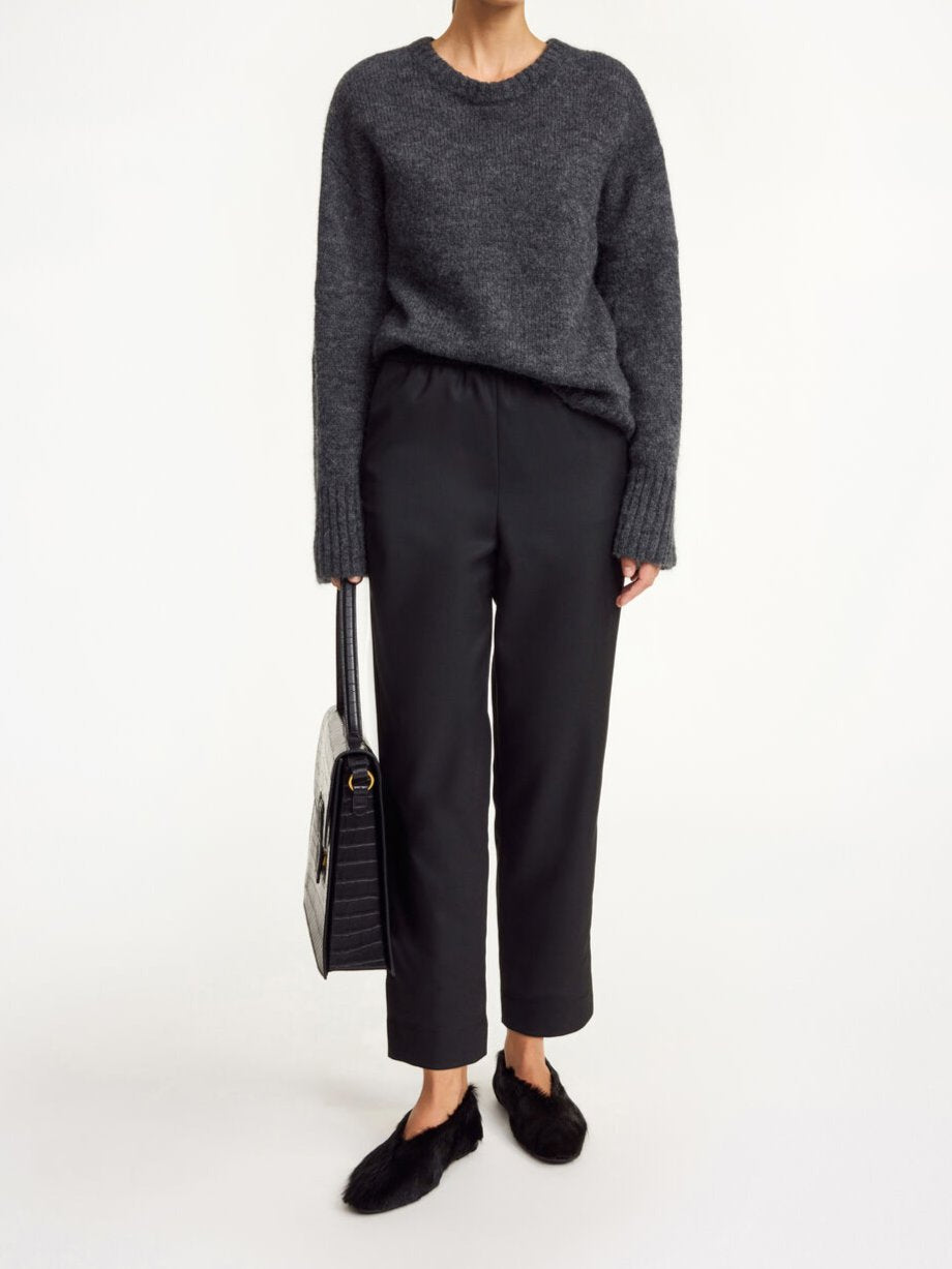 remi, bukse, polyester, viskose, elastane, sort, By Malene Birger