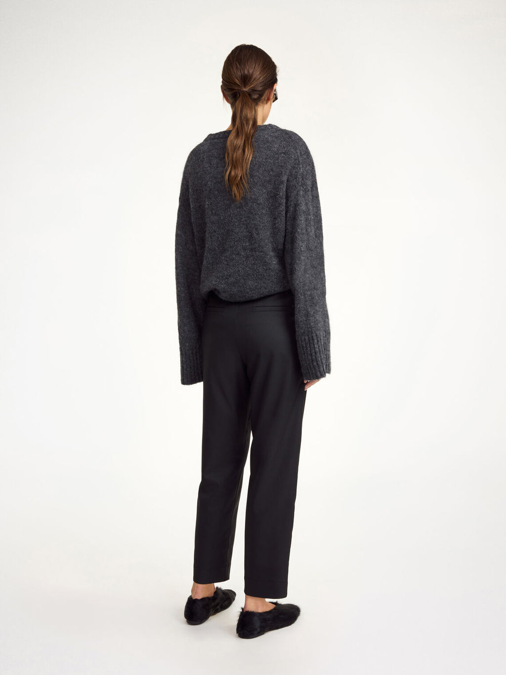 remi, bukse, polyester, viskose, elastane, sort, By Malene Birger