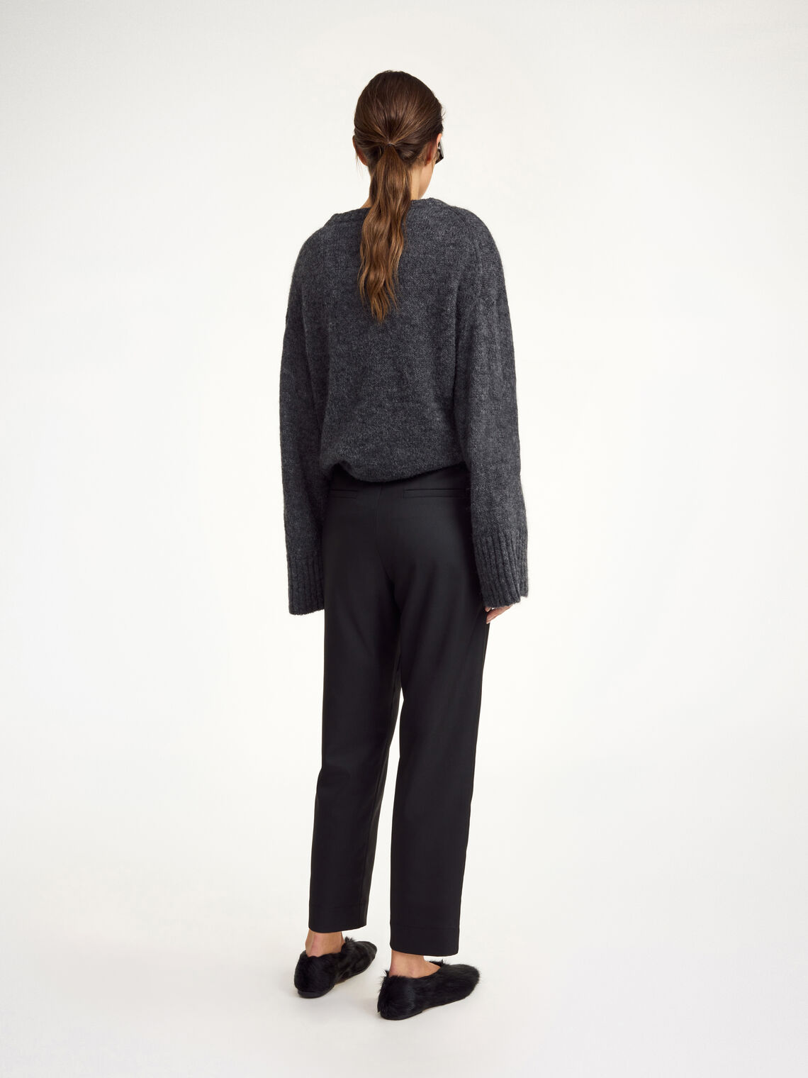 remi, bukse, polyester, viskose, elastane, sort, By Malene Birger