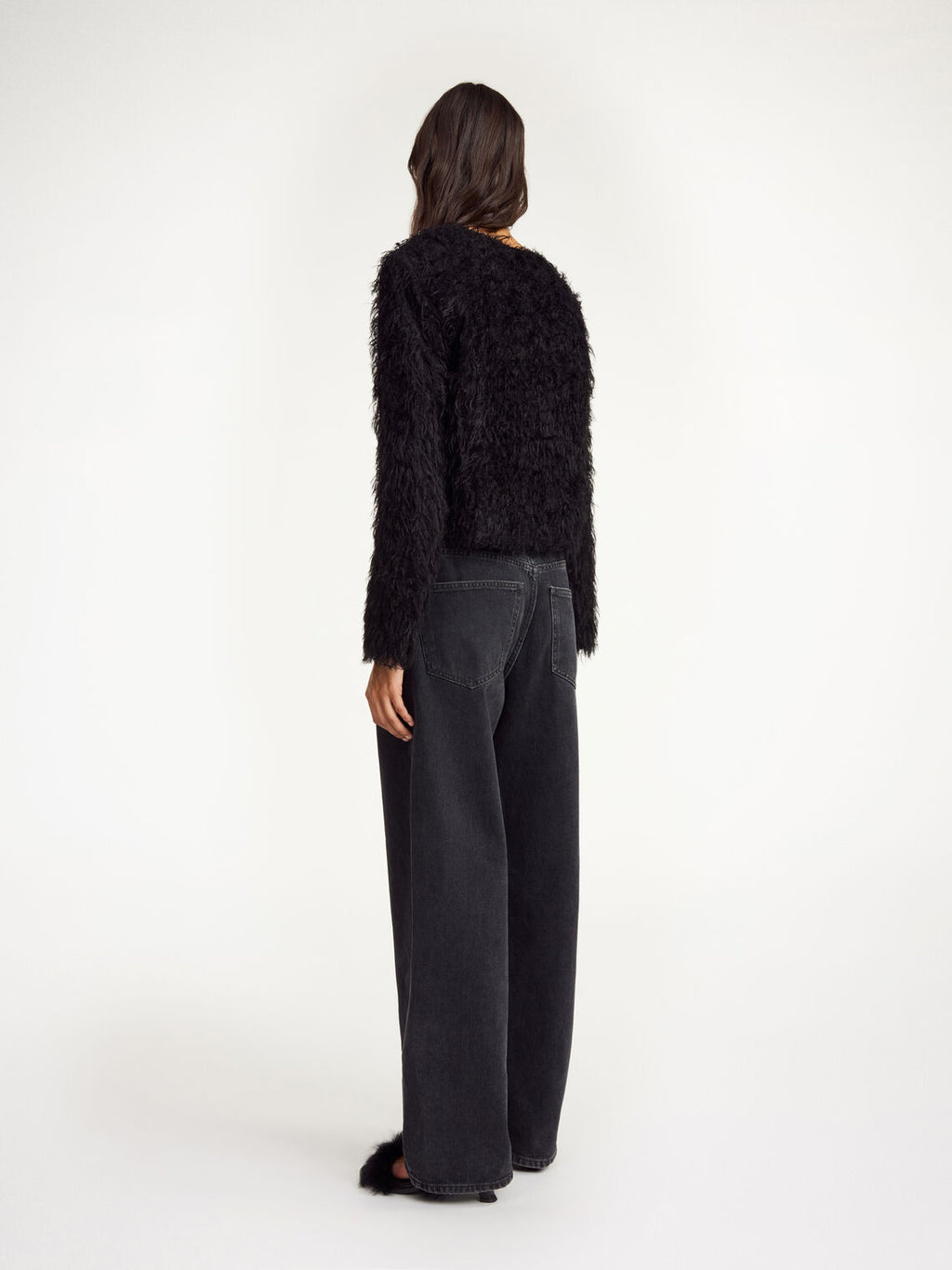 stephania, cardigan, viskos, sort, by malene birger