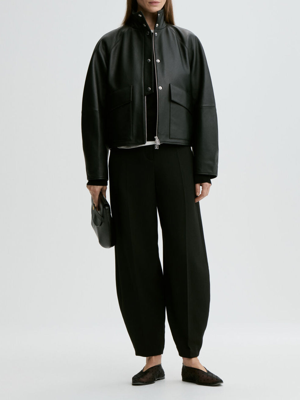 SUZANNE Skinnjakke Sort