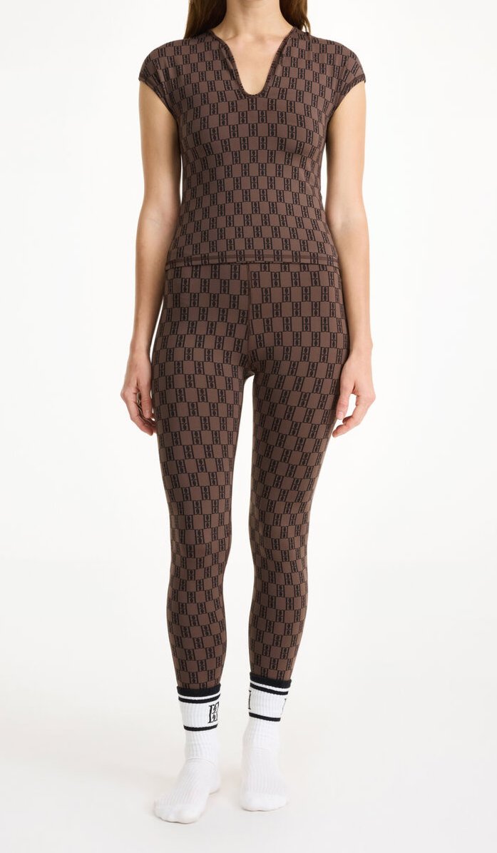 poline, tights, polyamide, elastane, brun, By Malene Birger