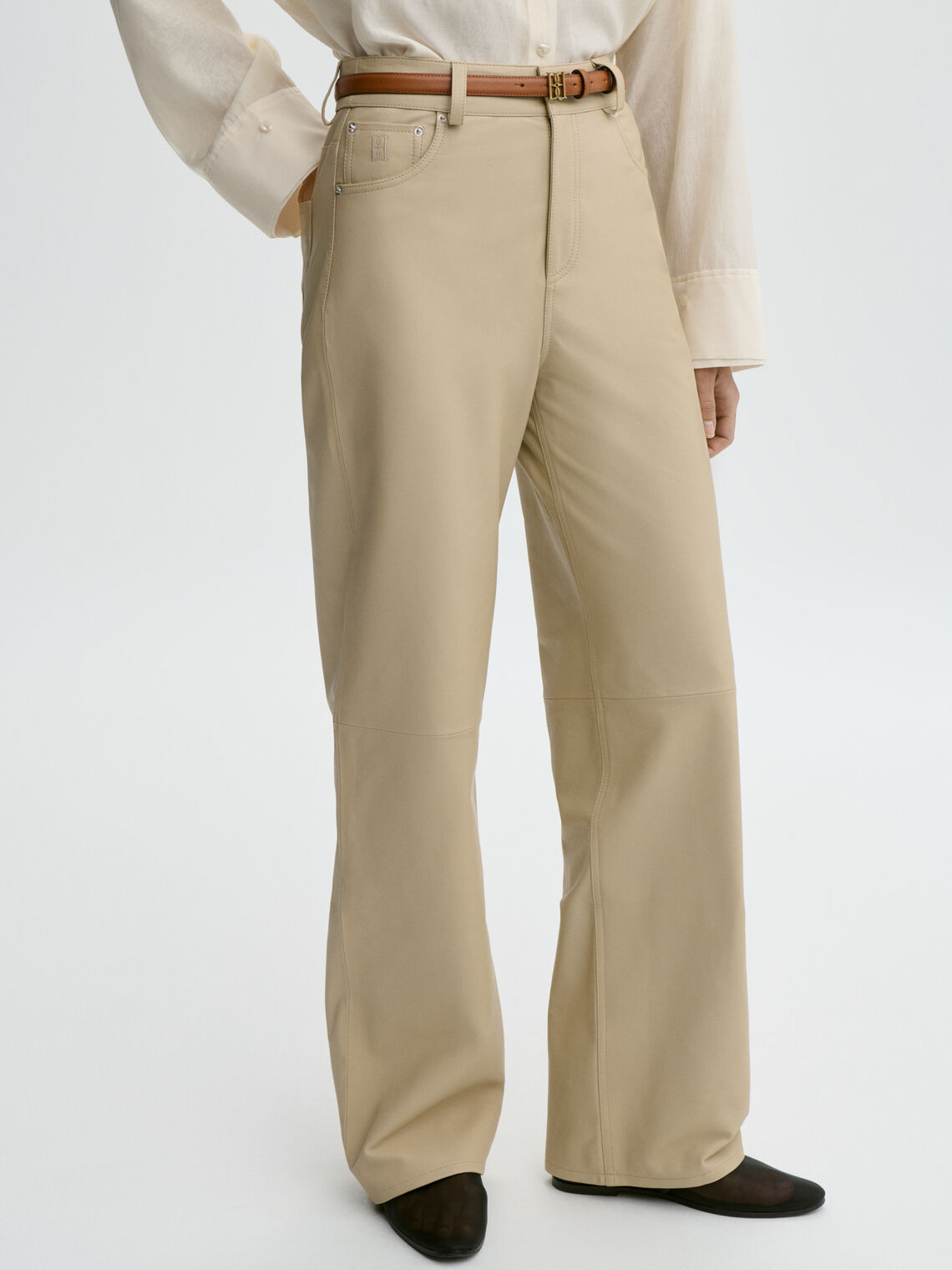 VINEA Skinnbukser Beige