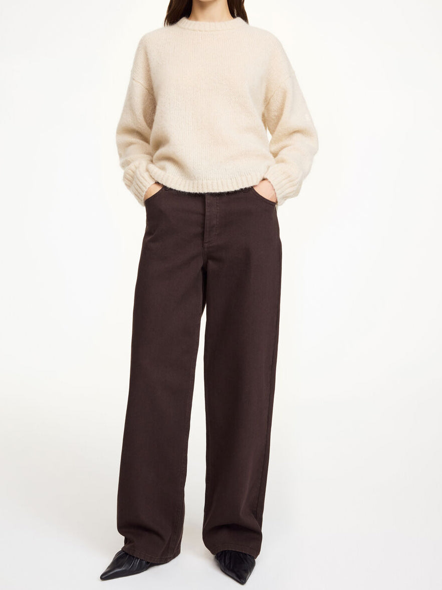 VINOLA Jeans Mørkebrun