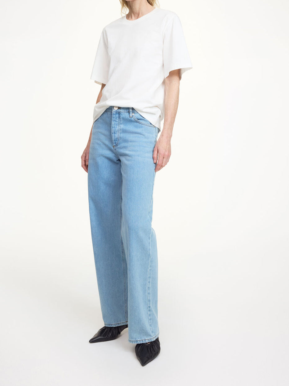 VINOLA Jeans i vasket Blå