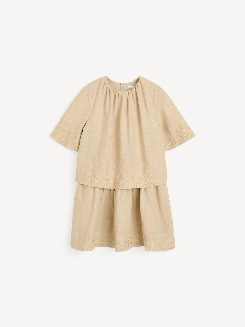 JANIA Kjole i 100% lin Beige