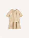JANIA Kjole i 100% lin Beige
