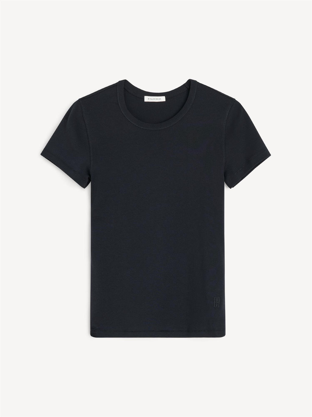 ALICIA T-skjorte fra By Malene Birger i fargen sort, laget i organisk bomull.