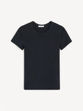 ALICIA T-skjorte fra By Malene Birger i fargen sort, laget i organisk bomull.