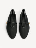 AYDA MESH ballerinasko fra By Malene Birger i fargen sort, laget i gjennomsiktig polyester. Noe spiss tå, skinnreim over vristen og ekstra hælgrep.
