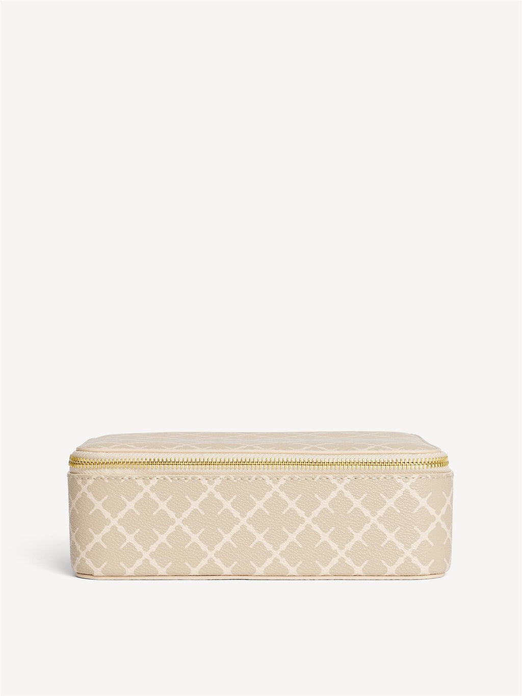 By Malene Birger Bae Makeup sminkeveske i beige, laget av polyvinylklorid med Signature Flower-print.