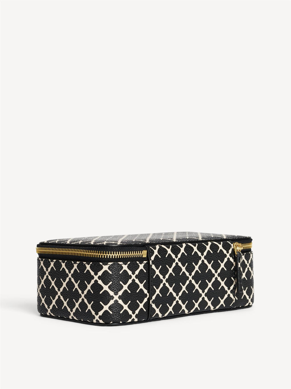 By Malene Birger Bae Makeup sminkeveske i sort, laget av polyvinylklorid med Signature Flower-print.