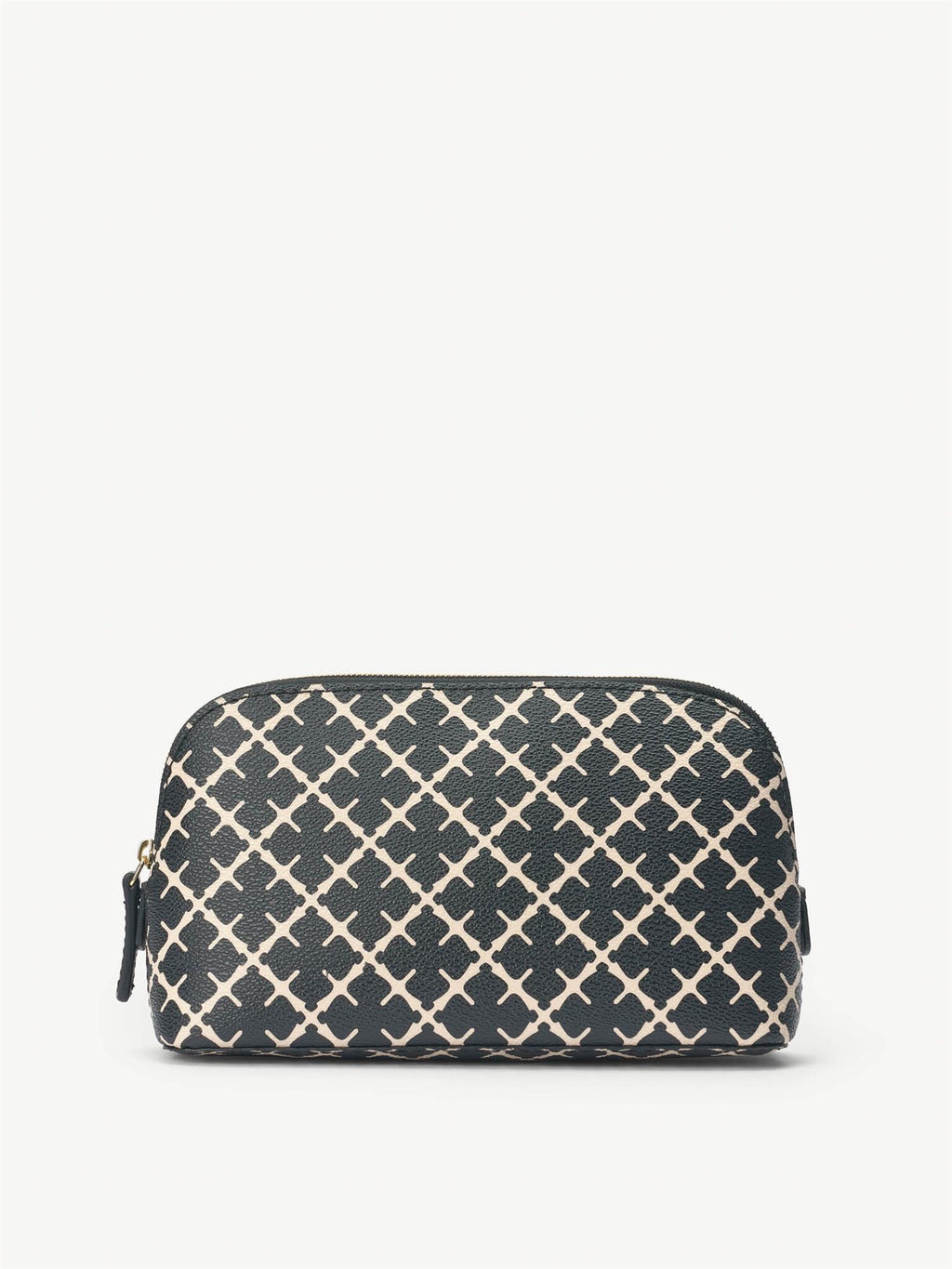 By Malene Birger Bae Small sminkepung i sort, laget av polyvinylklorid med Signature Flower-print.