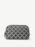 By Malene Birger Bae Small sminkepung i sort, laget av polyvinylklorid med Signature Flower-print.