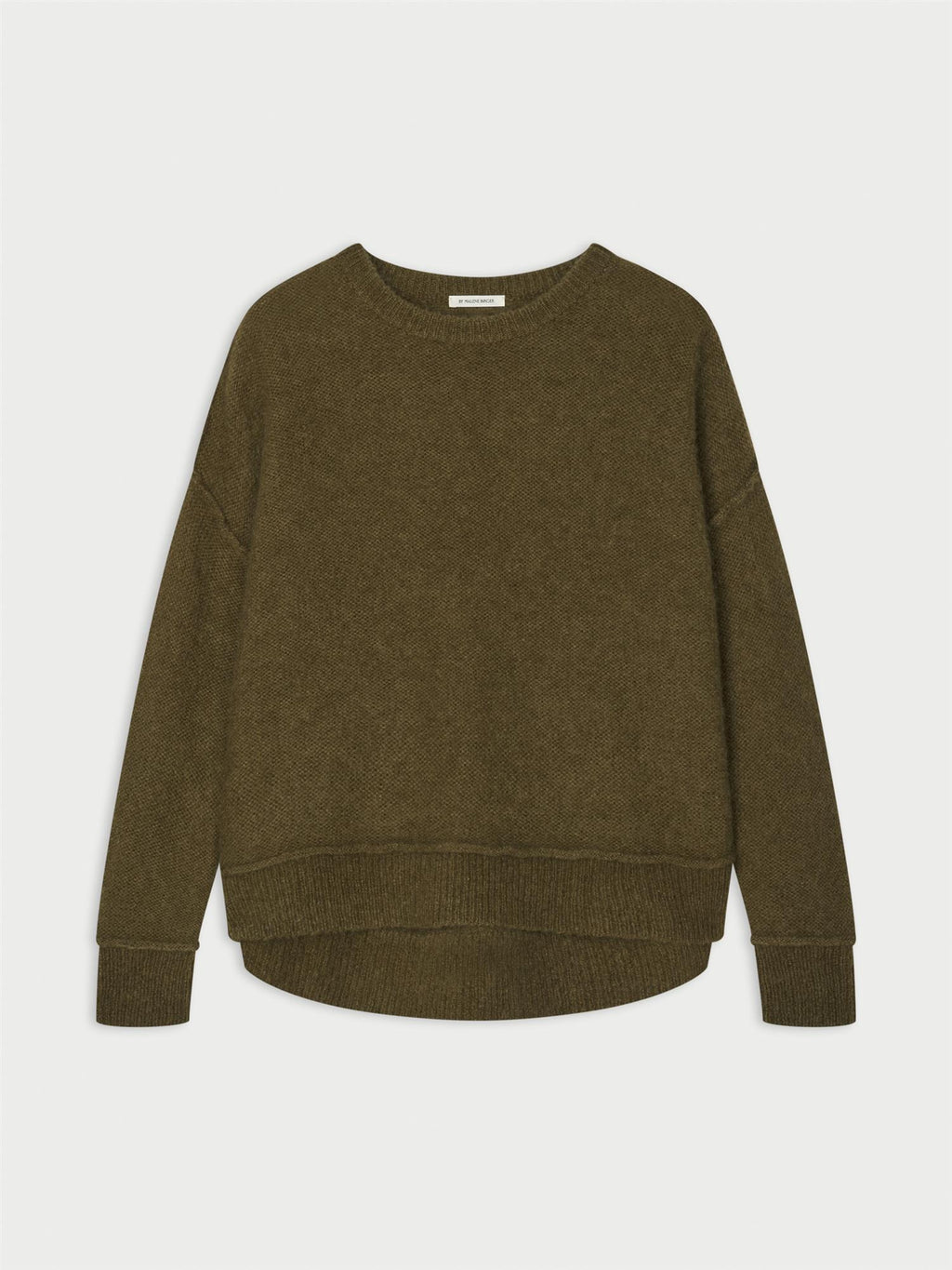 BIAGIORMS genser fra By Malene Birger i fargen mørkegrønn, laget i mohair.