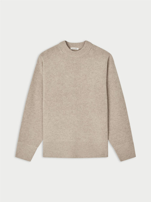 BRADLEY genser fra By Malene Birger i fargen beige, laget i 100% ull.