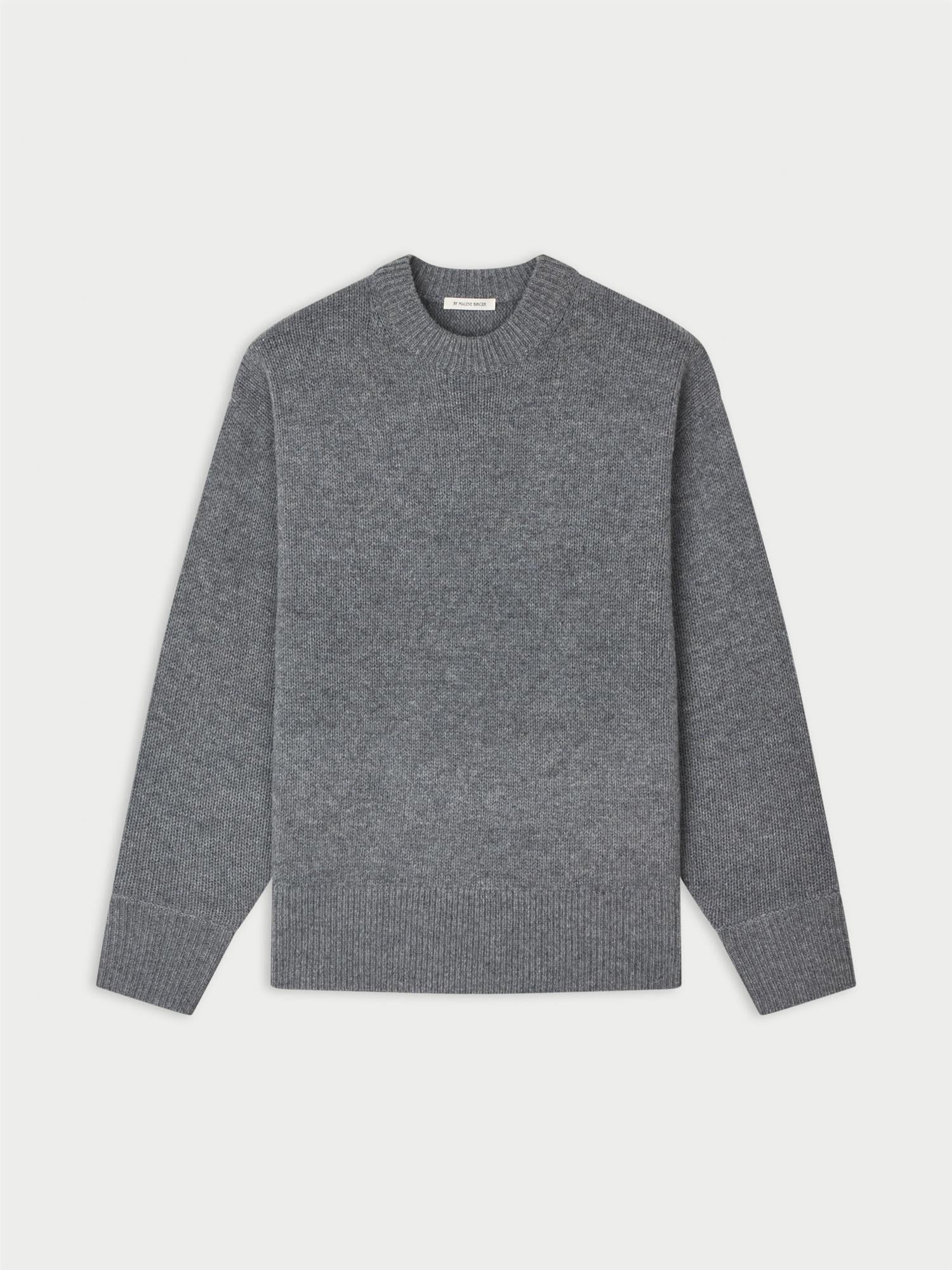 BRADLEY genser fra By Malene Birger i fargen mørkegrå, laget i 100% ull.