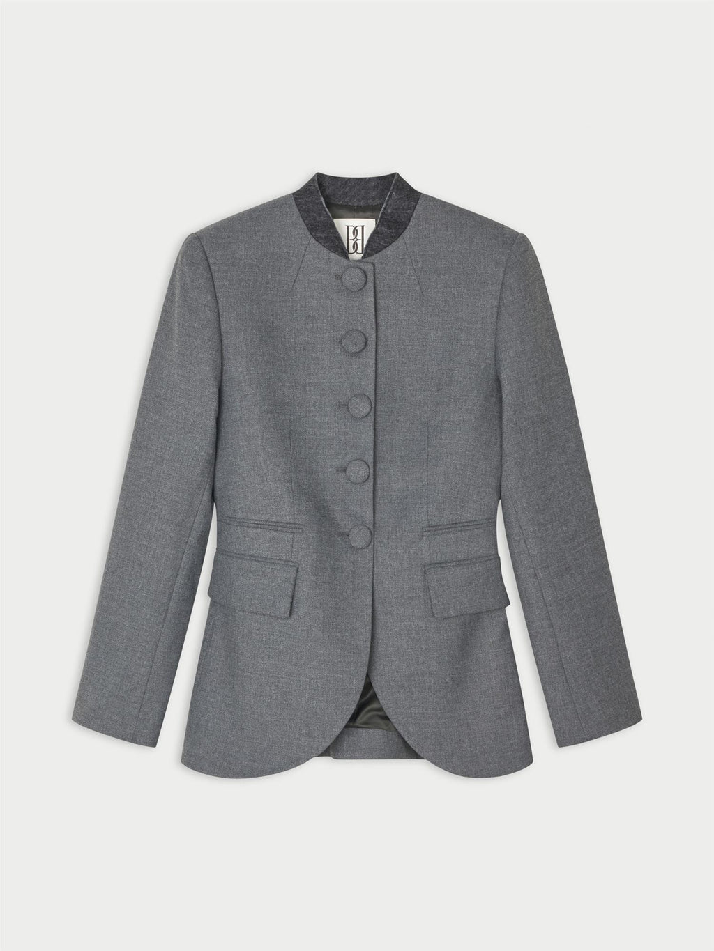 CLAYE blazer fra By Malene Birger i fargen mørkegrå.