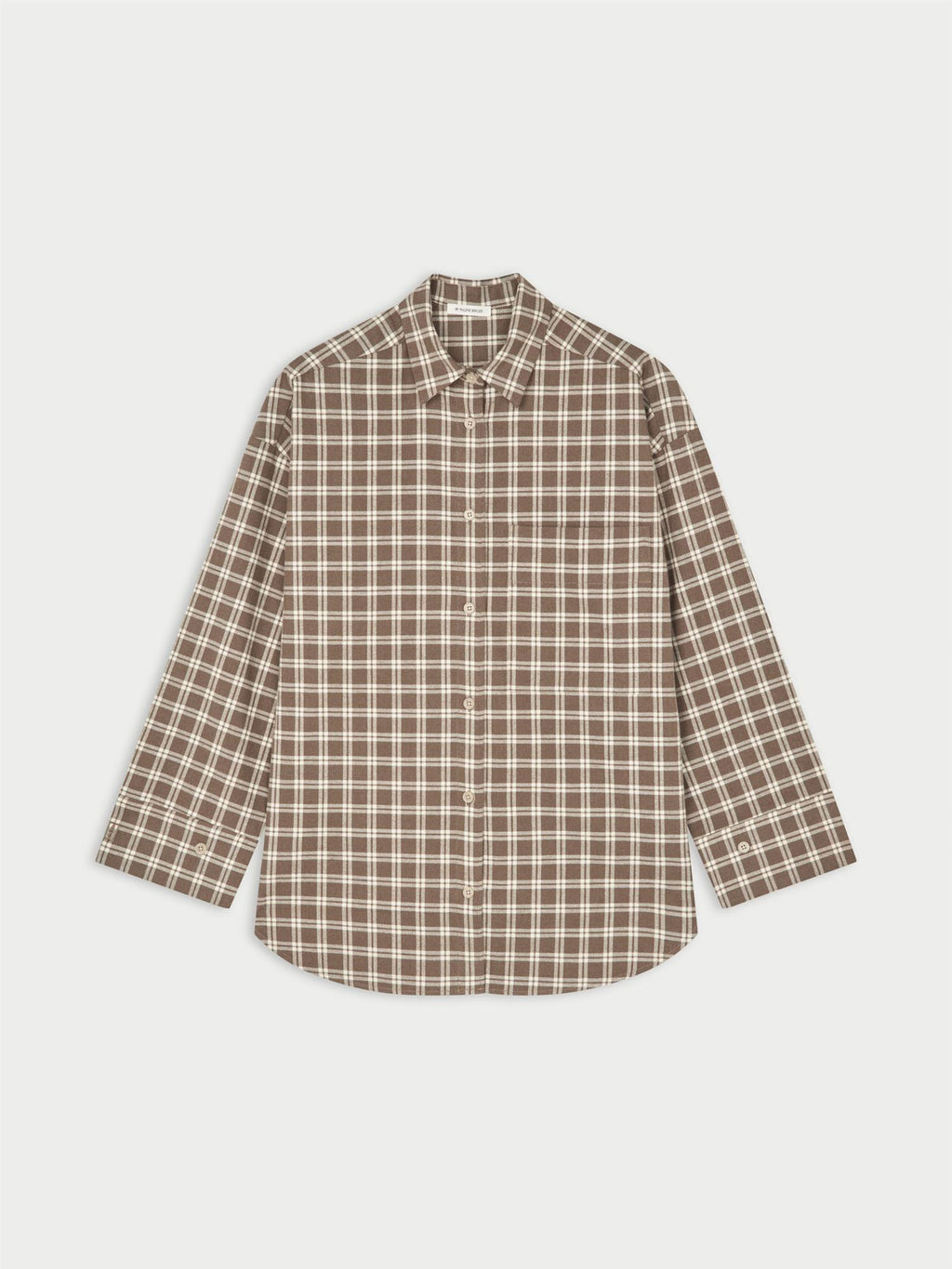 DERRIS FLANNEL skjorte fra By Malene Birger i rutemønster, laget i flanellbomull.