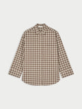 DERRIS FLANNEL skjorte fra By Malene Birger i rutemønster, laget i flanellbomull.