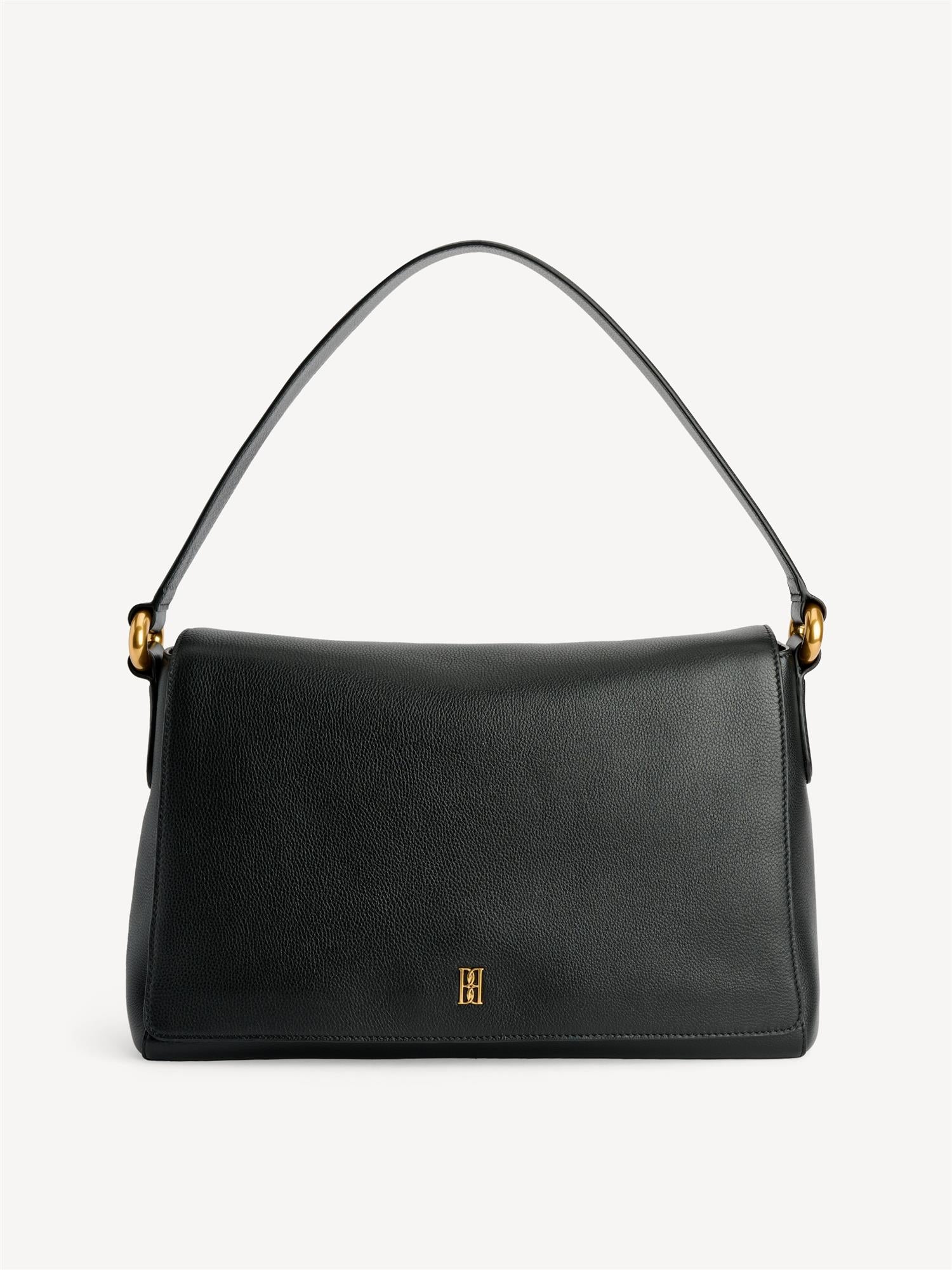 LELOU veske fra By Malene Birger i fargen sort, med bred reim.