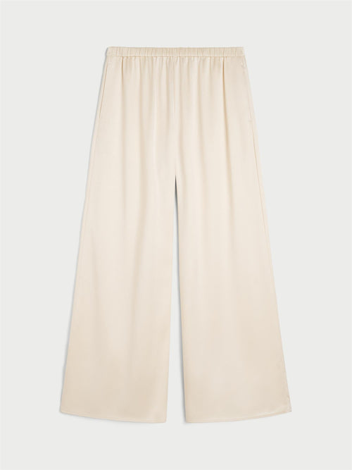 LOUIS bukse fra By Malene Birger i fargen kremfarget, laget i sateng.